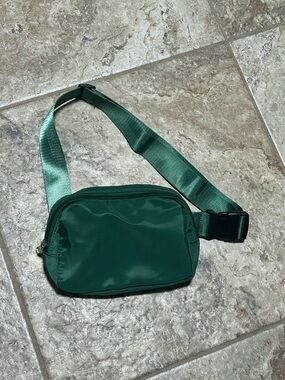 Green Nylon Waist Bag - Unbranded
